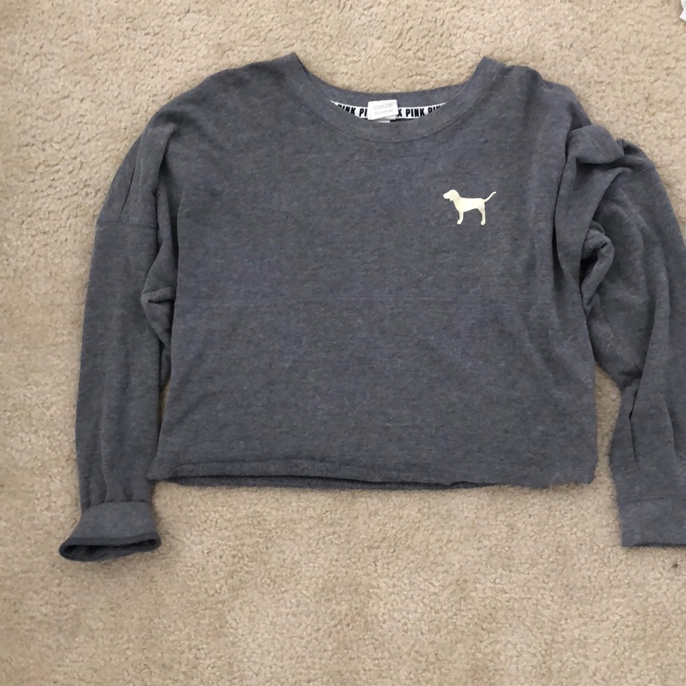 Cropped Victoria Secret PINK Sweatshirt
